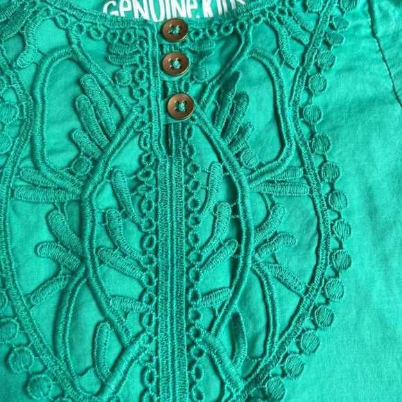 Genuine Kids emerald green dress - Picture 2 of 5